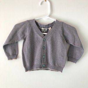 Bonbon Cardigan blue stripe—Baby (6)
